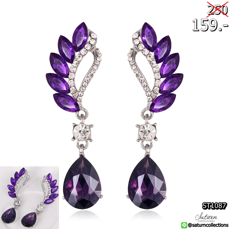 Beautiful-Colorful-Female-Long-Big-Crystal-Earrings-Cuffs-Fashion-Jewelry-Bridal-Wedding-Vintage-Drop-Earrings-Brincos